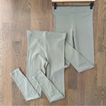 Forever 21  Bundle of Two High Waist Leggings in Pale Sage Green Size Medium Photo 0