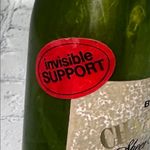 Burlington Champagne Bottle Novelty Sheer Pantyhose Black Medium 115lbs Photo 3