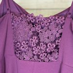 City Studios City Studio Purple Lace Detail Dress Photo 3
