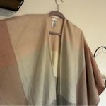 Woolrich  Pink Plaid Fringe Cape One Size Fits Most Photo 3