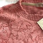 Rewind  Orange Crew Neck Sweater with Relaxed Fit Photo 1