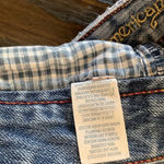 American Eagle  Cuffed denim shorts size 0 Photo 8
