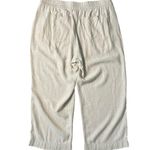 Old Navy  High Rise Linen Blend Wide Leg Casual Comfort Waistband Pant Tan Sz XL Photo 1