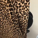 Leopard Print Women's Dress Brown Size L Photo 2
