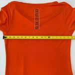 Colosseum Ladie’s Anaheim Ducks Hockey T Shirt Orange LIKE NEW Photo 4