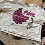 Farm Rio Pink Bananas Color Therapy Cotton Graphic Tee in off-white Size XS Photo 5