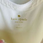Kate Spade  NY Open Back Bow White Cream 3/4 Sleeve Blouse Top Size Large L‎ Photo 6