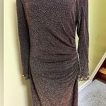 Vintage Black and Gold shimmer throughout Evening Gown Photo 3