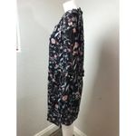 Style & Co Black Floral Dress Medium Knee Length Photo 2