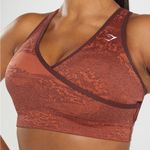 Gymshark  Adapt Camo Seamless Wrap Style Textured Camo Sports Bra Size Large Photo 8