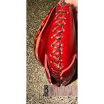 Aloha Hawaii Genuine Leather Red Yellow Owl Coin Purse Wristlet Keyring OS Photo 8