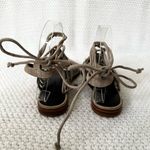 Rebecca Minkoff Evonne Taupe Grey Suede Lace Up Strappy Gladiator Sandals 6 Photo 3