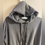 Talentless  grey cropped boxing hoodie women Large Photo 4