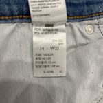 Levi's Signature Levi Strauss Heritage Boyfriend Jeans Blue Denim Cuff 14 W32 Distress Photo 7