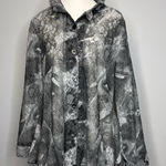 Damee Inc Gray Lace Mesh Button Photo 0