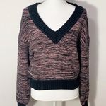 Lovers + Friends  Freya V-neck Balloon Sleeve Crop Sweater Size S Photo 0