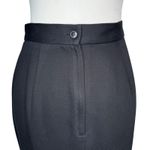 Oleg Cassini Vintage Black Blazer Jacket Skirt Set 8 Office Suit Gold Button Photo 8