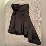 ZARA STRAPLESS SATIN EFFECT DRESS Photo 2