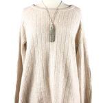 BB Dakota REVOLVE Ribbed Sweater Underneath it all Pullover Crew Neck Large NWT Photo 1