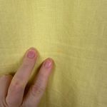 Eileen Fisher Yellow 100% Irish Linen Tank Top Sz 1X Coastal Lightweight Resort Photo 3