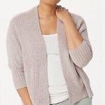 Barefoot Dreams CozyChic Lite Ribbed Shrug Cardi Relaxed Fit Cardigan Size L/XL Photo 0