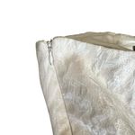 Monique Lhuillier ML x BHLDN Women’s Mallory Jaquard White Strapless Mini Dress Photo 8