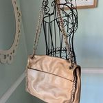 Elaine Turner  Shoulder Bag M Tan Leather Adjustable Magnetic Closure Retro Glam Photo 3