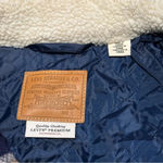 Levi's Levi’s Plaid Tweed Wool Blend Trucker Jacket Sherpa Snap Buttons Size Small EUC Photo 2