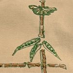 Madame Butterfly Beaded Blazer Jacket by Faith Size Large Tan Photo 11