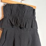 Entro NWT  black strapless ruffle romper Photo 3