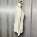 Ralph Lauren LAUREN  Cream Cable Knit Boat Neck Sweater Gold Button Detail Size S Photo 2