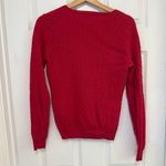 Peck & Peck Like New  2-ply Cashmere Cable Knit V-neck Sweater Photo 2