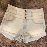 Charlotte Russe Refuge Washed Denim Shorts Photo 0