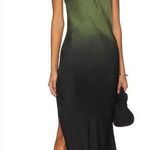 Young, Fabulous & Broke Manhattan Dress in Dark Forest Ombre Green Photo 0