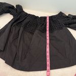 Kendall + Kylie  Off-the-shoulder Eyelet Blouse M Photo 8