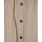 Universal Threads Universal Thread Tan Button Up Tiered Maxi Skirt Size M Linen Blend Boho Modest Photo 4