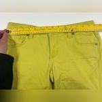 CAbi 5084 Citron Yellow Skinny Jeans Size 4 Colorful Denim Photo 5
