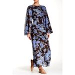 Free People Melrose Bell Sleeve Floral Maxi Dress Night Combo 2 Photo 7