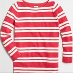 J.Crew  • Cherry Red Striped Boatneck Sweater Photo 8