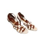 Cole Haan  Two-Tone Leather Strappy Heels – Size 9B Photo 2