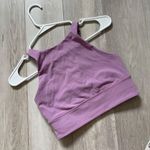 Lululemon Energy Bra high neck long line tough womens Purple (size 6) workout Photo 2