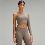 Lululemon athletica Align Asymmetrical Long Sleeve Shirt Nomad | 10 Photo 3