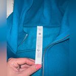 Lululemon NWT  Oversized Half Zip Hoodie Hawaiian Blue Size M/L Photo 2