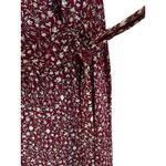 Kaileigh NWT StitchFix Rica Knit Crop Jumpsuit Women Large Maroon Red Floral Photo 4