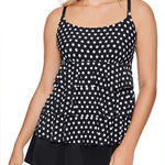 Longitude  Many Moons Black & White Ruffle One-Piece Swimsuit (18) Photo 0