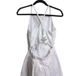 ANDIE NWT White Eyelet Scalloped Hem Thin Strap Bohemian Midi Dress S Photo 4
