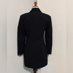 ZARA Bloggers Fav Black Pocket Blazer Long Sleeves Dress Lapel Collar Size M Photo 7
