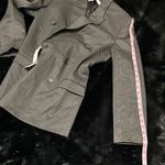 ZARA pinstripes double breasted black pantsuit Photo 5