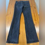 Madewell Dark Gray Denim Jeans with Brown Patch Photo 1