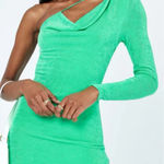 Princess Polly  kian green‎ mini dress one shoulder Photo 0